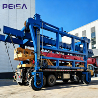 Chariot à portique de 60 tonnes pour la manutention de conteneurs portuaires, transport trans-régional, directement de l'usine
