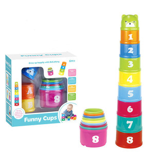 Fun Digital Stacking Cup Science Education Inspired Toy pour les enfants de 2 à 4 ans encourage les enfants à jouer à l'heure du bain - Product Image 5