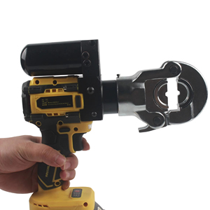 Outil de sertissage électrique CM-300G pour cosses de câbles, pince à sertir hydraulique avec 2 batteries - Product Image 2