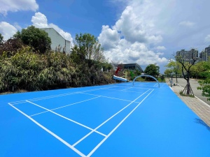 Inolp พื้นกีฬาคำแนะนำการก่อสร้างสนาม PU สำหรับบาสเก็ตบอลกลางแจ้งพื้นกีฬา - Product Image 2