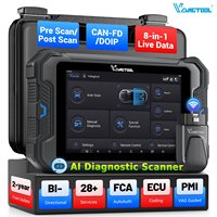 Nuevo VDIAGTOOL VD80BT Lite 2026, Herramienta de Diagnóstico Inteligente con IA, Prueba Activa Bidireccional, 28 Funciones de Reinicio, Escáner OBD2 para Todos los Sistemas, para Taller