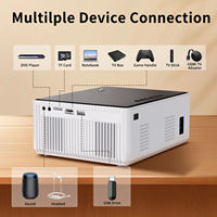 M7 4K Android Smart Home Projecteur Portable Mini Pico Écran LED Sans Fil WIFI Sac 1080P HD Laser Lampe Portable Commande Vocale