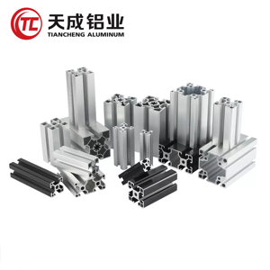 2020 3030 4040 4545 5050 6060 8080 Profil de cadre en alliage d'<span class=keywords><strong>aluminium</strong></span> extrudé anodisé à fente en T Profil industriel en <span class=keywords><strong>aluminium</strong></span> extrudé - Product Image 5