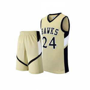 Uniforme de Fútbol Personalizado al por Mayor, Ropa Deportiva para Adultos, Conjunto de Equipo 100% Poliéster Antibacteriano sin Mangas - Product Image 2