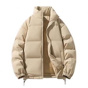 Veste à col montant unie pour homme et <span class=keywords><strong>femme</strong></span>, nouvelle collection hiver 2026, épaisse, tendance, décontractée, pour couple, style 'bread coat' - Product Image 5