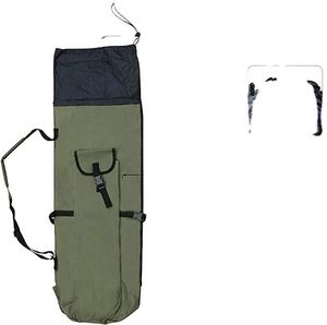 Sac de transport pour cannes à pêche BSCI avec étui porte-cannes, capacité 5 cannes, étanche, tubes de transport, sac de rangement pour équipement de pêche, durable - Product Image 4