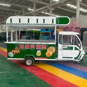 Chariot alimentaire pour gaufres et thé boba avec prise électrique pour placement en kiosque de centre commercial intérieur - Product Image 1