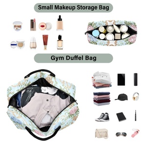 Bolsa de Gimnasio Promocional con Diseño de Logotipo Personalizado al por Mayor, Juego de Maletas Ligeras, Bolsas de Viaje con Bolsa de Aseo - Product Image 4