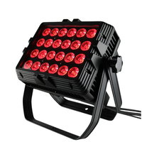 2 projecteurs LED étanches IP65 pour événements scéniques, 24x15W, lumière de ville couleur RGBWA UV 6-en-1, projecteur mural LED, projecteur d'inondation LED