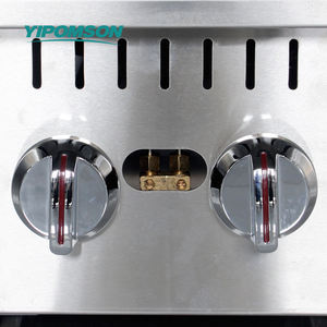 घरेलू आउटडोर उपयोग खाना पकाने के लिए दो शक्तिशाली बर्नर के साथ वाणिज्यिक कस्टम काउंटरटॉप गैस कुकटॉप - Product Image 5