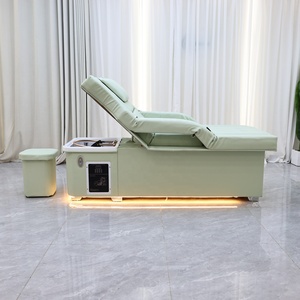 Adjustable Shampoo Chair <b>Electric</b> Salon Bed with Foot Bath Pedicure Basin Multifunction Spa Treatment Furniture - Product Image 5