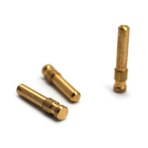Custom-made Single Post Connector Pin Automatic Lathe Machined Brass Connecting Part Non-Standard Brass <strong>Fitting</strong> - Product Image 3