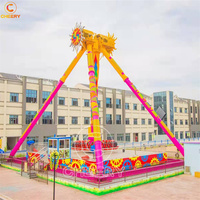 Parc d'attractions grande taille pour adultes, jeu de carnaval, frissbee rotative, avec pendule