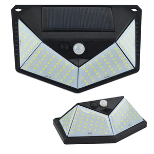 Square <b>Wireless</b> Solar Wall-mounted <b>Lamp</b> for Garden Waterproof IP65 LED Light Source Outdoor Lighting and Decoration - Product Image 4