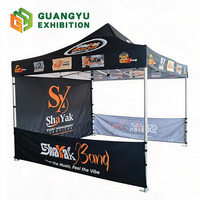 3x3m Faltbares Outdoor-Pavillon-Zelt, Wasserdichtes Oxford-Vordach mit Individuellem Logo für Messen & Hamburger-Stände Erweiterbare Zelte