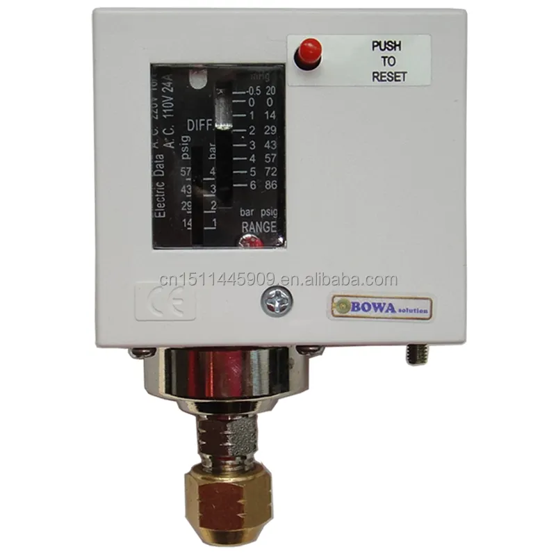 Single pressure switch is used in refrigeration and air-conditioning systems to protect the systems from excessively low suction