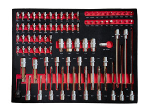 Chariot à outils <span class=keywords><strong>professionnel</strong></span> à 7 tiroirs, mobile, pour atelier de réparation automobile, <span class=keywords><strong>garage</strong></span>, rangement, combinaison perceuses et douilles, ensemble d'outils - Product Image 5