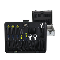 Boîte de rangement portable en aluminium, mallette à outils vide, en métal, personnalisé; Mallette de bricolage pour l'entretien de la maison