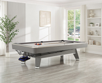 Mesa de Billar Naipni 2024, Gran Oferta, Precio de Fábrica, Tamaño Estándar Internacional, Diseños Modernos, Mesa de Billar de 9 Bolas, 9 pies