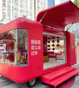 Volledig uitgeruste fastfood-truck trailers, onze mobiele concessiekitchens, aanhangwagen voor voedselverkoop - Product Image 2