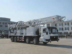 Truck Mounted <b>Drilling</b> Rig 300m Depth Rotary Truck Mounthed Borehole <b>Drilling</b> <b>Machine</b> Sino Truck Rotary Table Mounted Water Dril - Product Image 5