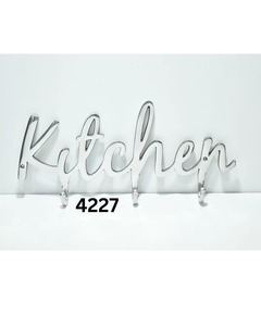 Hot Sale Durable <b>Kitchen</b> Word Wall <b>Hook</b> Decorative Metal Wall Mounted <b>Hook</b> for <b>Kitchen</b> Accessories and Hanging Storage For Sale - Product Image 4