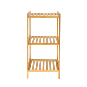 Soporte personalizado de 3 niveles de bambú para microondas, estante para horno, cocina y dormitorio, soporte de almacenamiento con tipo de pie para estante de baño - Product Image 6