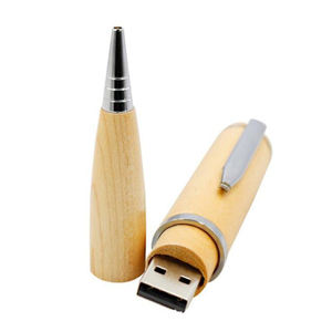 طباعة الشعار عالية الجودة شعار مخصص الترويجي قلم خشبي نمط القرص الخشب - Product Image 2