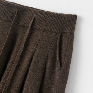 Custom Hot Selling <strong>Drawstring</strong> Elastic Waist Straight Autumn Casual Loose Wool Lace <strong>Pants</strong> - Product Image 5