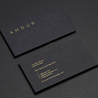 Cartes de visite professionnelles personnalisées en gros, estampées à l'or, papier de qualité supérieure, impression numérique de haute qualité, cartes de visite de luxe