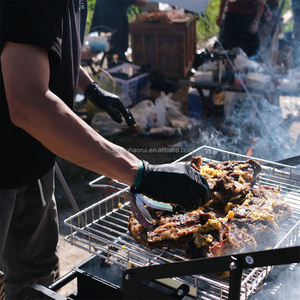Parrillas Grandes para Barbacoa al Aire Libre, para Jardín, Fiestas, Viajes, Cerveza, Carbón, Camping, con Rejilla Abatible - Product Image 5