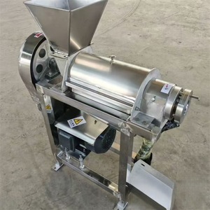 Extractor de jugo de frutas en espiral comercial para fábrica de jugos, máquina exprimidora industrial de acero inoxidable - Product Image 3