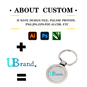 <b>Custom</b> Metal <b>Keychain</b> with Logo Engraving for Promotions Business Gift Premium Quality Brand Marketing Advertisement Corporate - Product Image 4