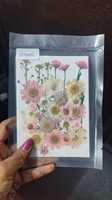 Cosmico Ventures Fleurs séchées pressées naturelles, couleurs mélangées, fibres naturelles, feuilles florales pour artisanat, résine, bijoux, bougies, savons