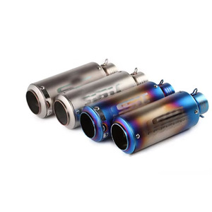 Nhà máy trực tiếp mới không gỉ chiên hệ thống ống xả cho xe máy sửa đổi SC đường phố đuôi họng mufflers - Product Image 4