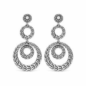 Orecchini Pendenti Lunghi a Forma di Otto Vintage per Donne, Gioielli Eleganti per Feste - Product Image 1