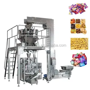 China Supplier Automatic Granule Weighing Packing Machine 500g Coffee Grain Nuts Packer Popcorn Beans Bag Packing Machines