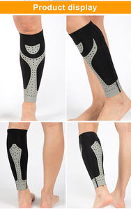 Manchons de compression pour mollets Hommes Femmes - Manchon de compression léger en polyester pour jambes, chaussettes sans pied - Protection contre les périostites tibiales - Product Image 4