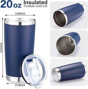 Vaso Térmico de Acero Inoxidable de Doble Pared de 20 oz, Logotipo Personalizado, Interior 304, Aislamiento Térmico de 0 a 6 Horas, Resistente a Caídas y al Desgaste - Product Image 3