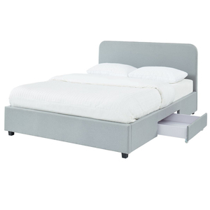 Cama doble tapizada suave Marco de cama tamaño King y Queen de alta calidad Muebles de dormitorio bonitos - Product Image 4