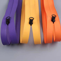# 5 Fermetures éclair en nylon multicolores imperméables, fermetures éclair en PU imperméables avec tirette pour accessoires de vêtements de sport