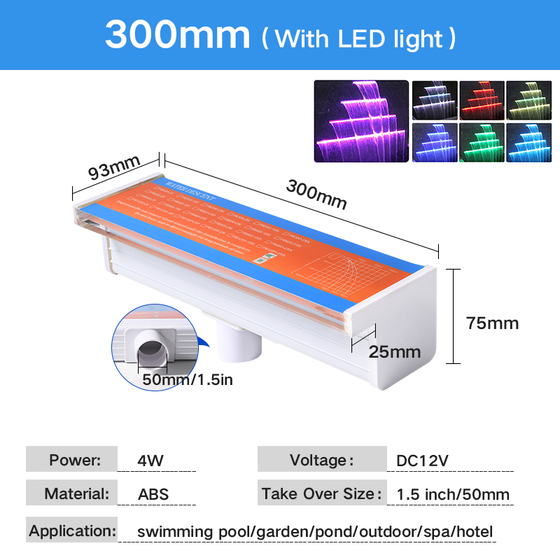 300MM 4W+LED