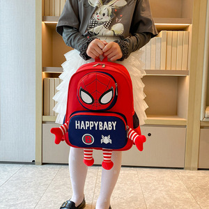Portable Cool <span class=keywords><strong>Marvel</strong></span> Spider Man cartables mode dessin animé sacs à dos haute capacité étanche Nylon sacs à bandoulière pour enfants - Product Image 3