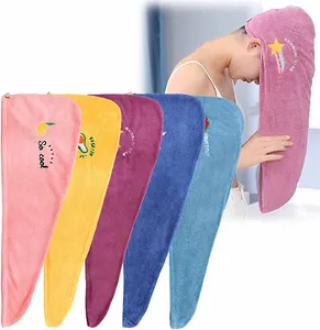 淋浴水疗超细纤维头发干燥毛巾魔法发巾