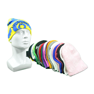 Gorros Personalizados con Logotipo en Toda la Superficie, Gorros de Punto Vintage para Adultos, Gorros de Jacquard de Invierno, <span class=keywords><strong>Gorro</strong></span> de Calavera - Product Image 1