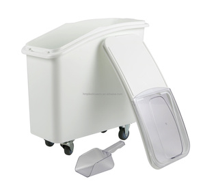 Di động nhựa lớn bin linh hoạt thiết kế thương mại Nhà bếp khách sạn nhà hàng thực phẩm lưu trữ <span class=keywords><strong>container</strong></span> thành phần thùng - Product Image 3