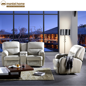 Ensemble de canapés fonctionnels classiques en cuir Montel Canapé moderne de luxe pour le salon - Product Image 5