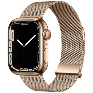 Bracelets magnétiques durables en acier inoxydable milanais, remplacements attrayants pour <span class=keywords><strong>Apple</strong></span> <span class=keywords><strong>Watch</strong></span> Series 9 41mm - Product Image 6