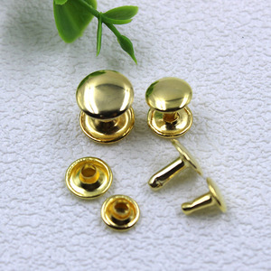 Rắn Brass Kim Loại Vòng Hình Dạng Nấm Nắp Đôi Đinh Tán 6Mm 7Mm 8Mm 9Mm 10Mm 12Mm Đinh Tán Đinh Tán Cho Da Giày Túi Quần Áo - Product Image 5