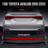 Feu arrière fumé Nafu Factory avec clignotant LED dynamique séquentiel, garniture lumineuse modifiée, compatible avec Toyota Avalon 2018-2020